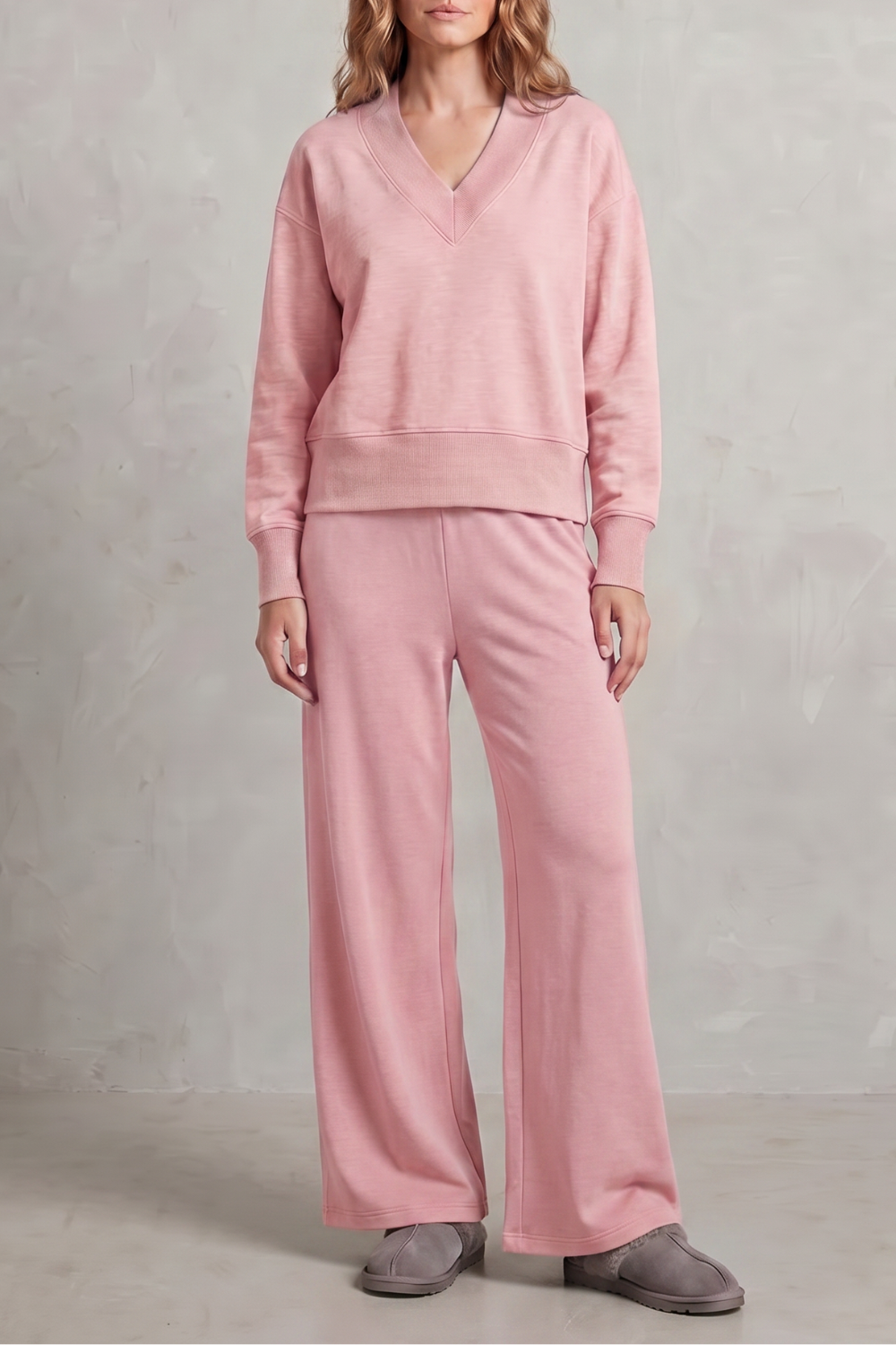 Relaxed Wide-Leg Lounge Set