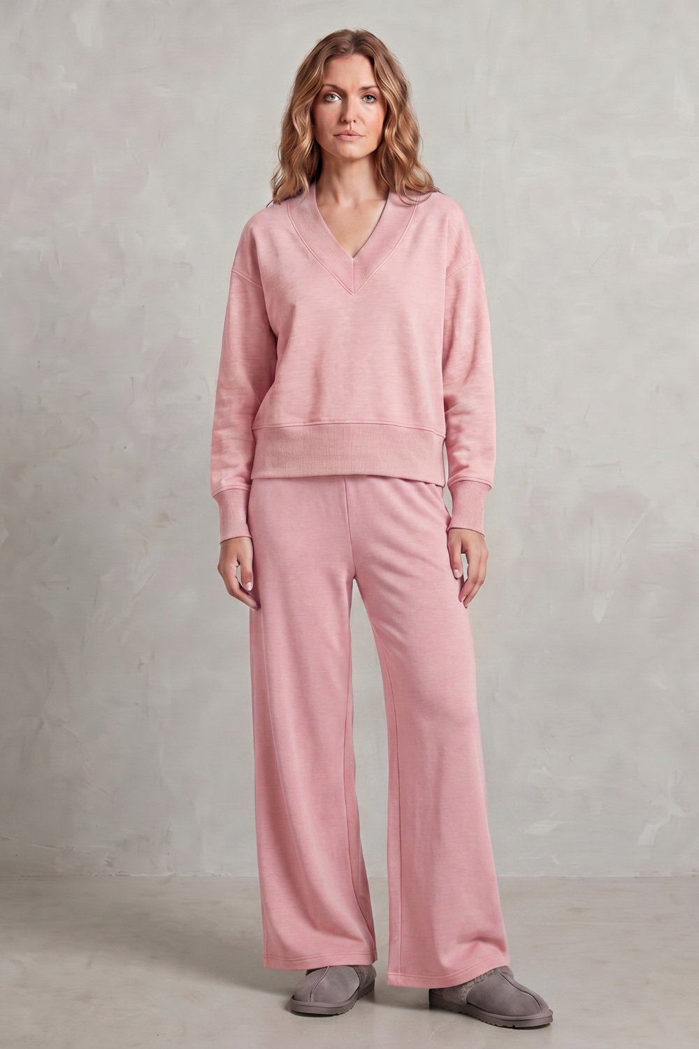 Relaxed Wide-Leg Lounge Set