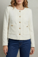 Long Sleeve Cropped Blazer
