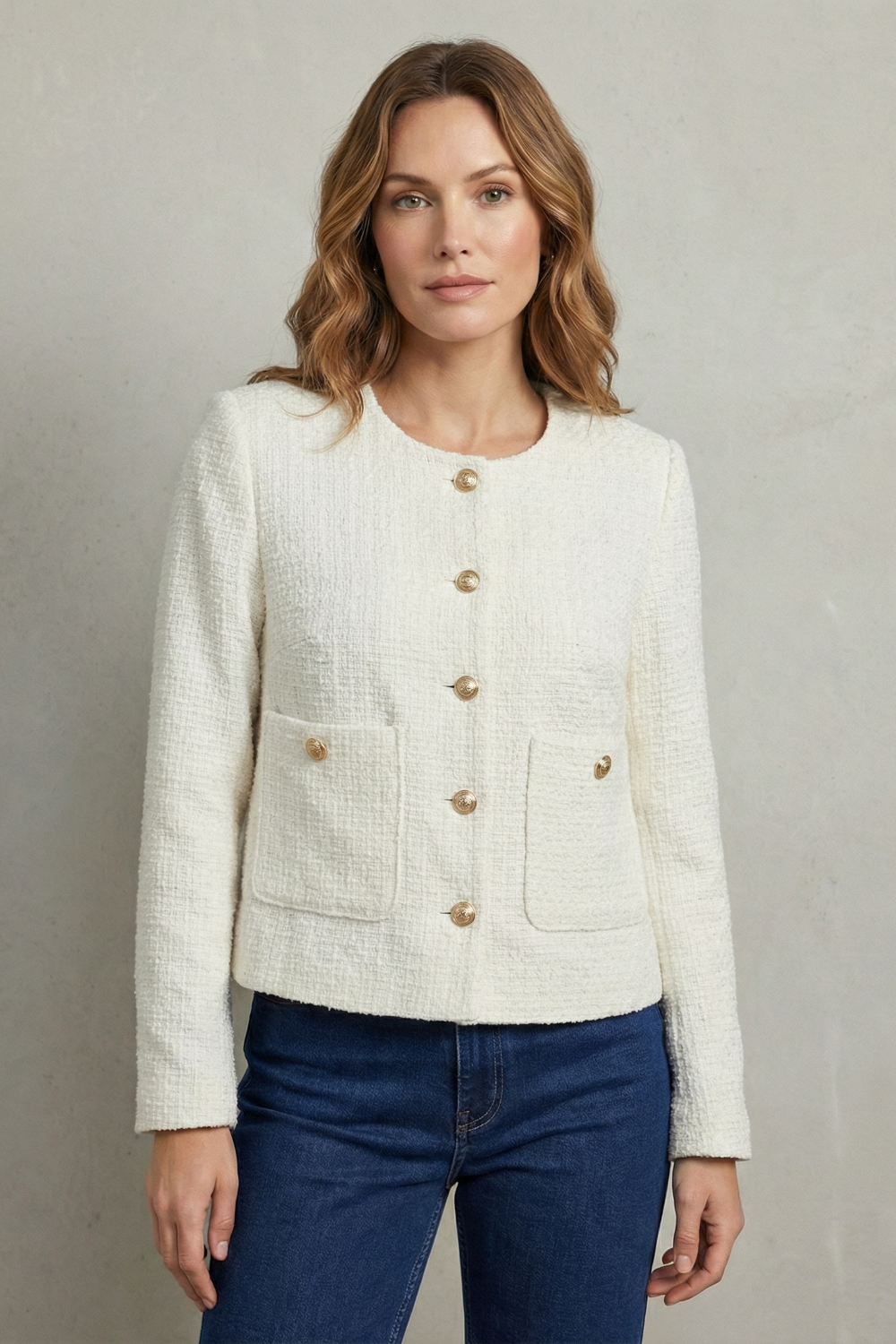 Long Sleeve Cropped Blazer