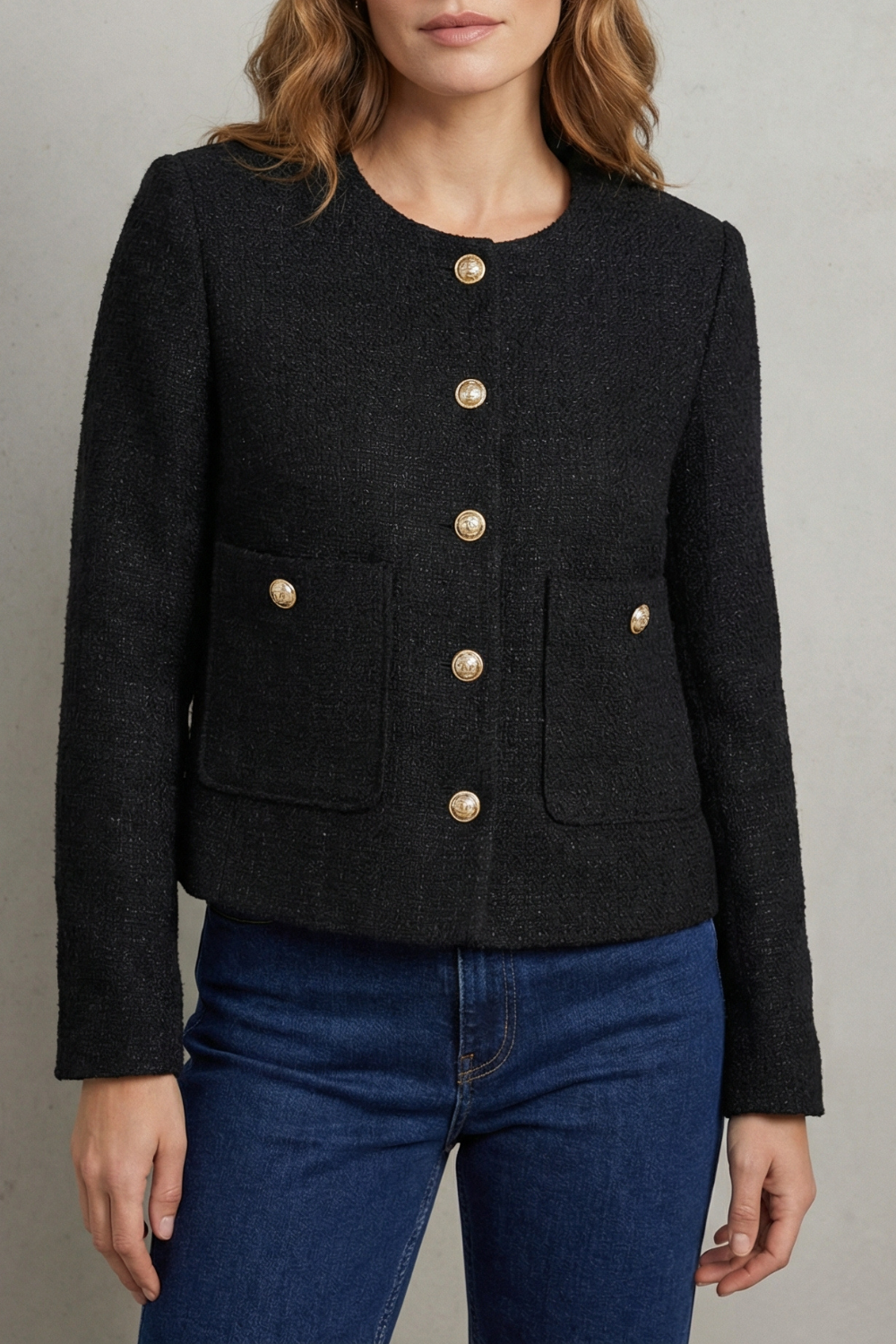 Long Sleeve Cropped Blazer