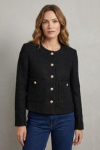 Long Sleeve Cropped Blazer