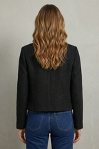 Long Sleeve Cropped Blazer