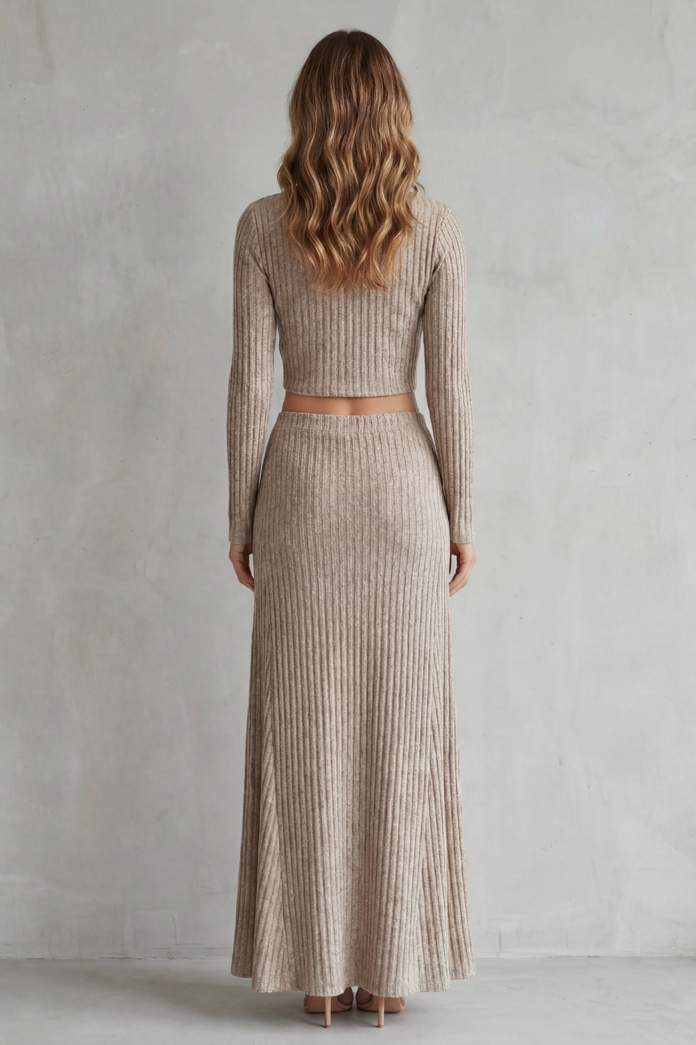 A-Line Knit Two-Piece Lounge Set