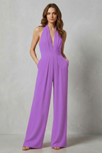 V Neck Wide-Leg Bold Summer Glamour