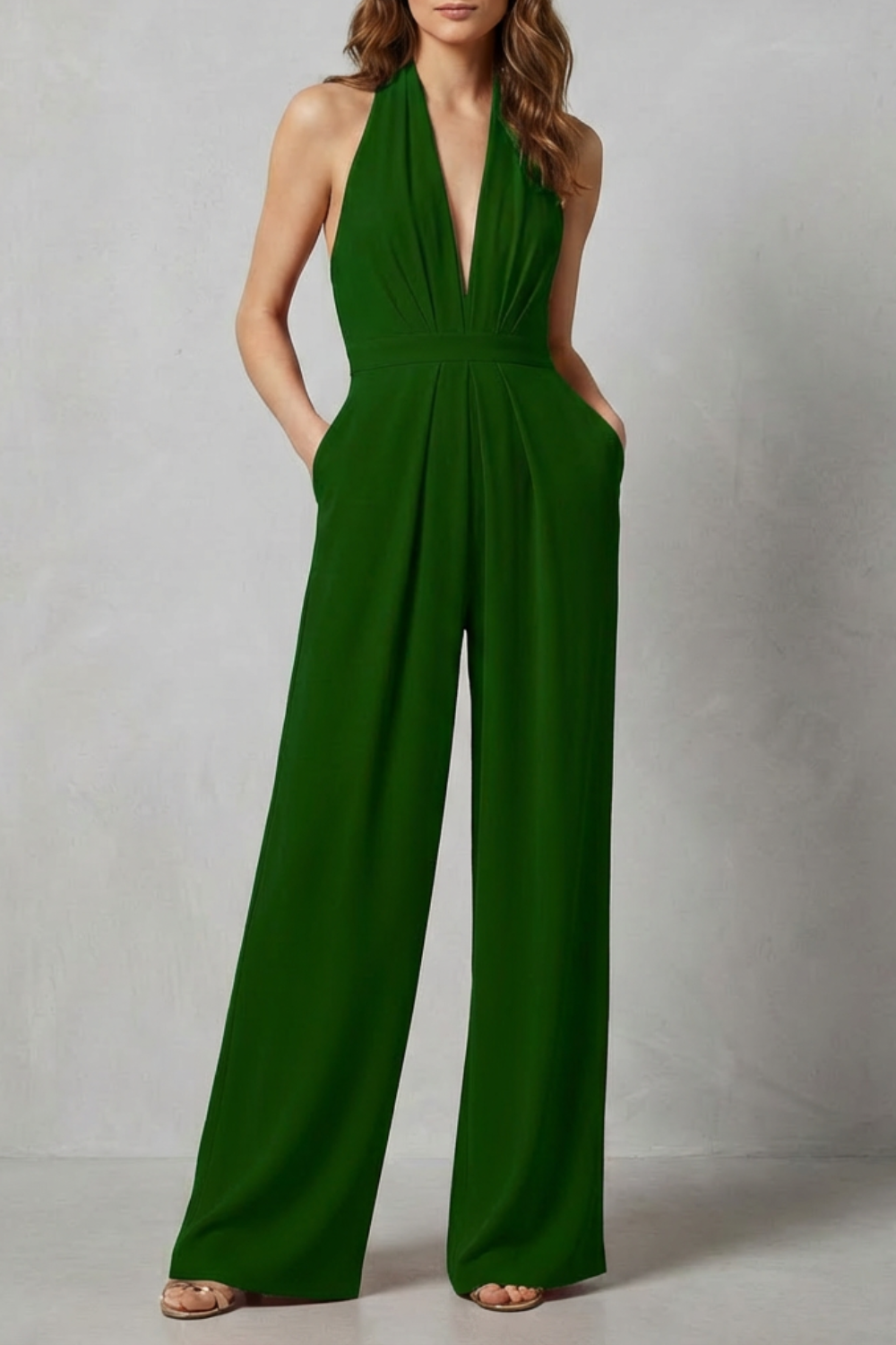 V Neck Wide-Leg Bold Summer Glamour