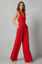 V Neck Wide-Leg Bold Summer Glamour