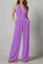 V Neck Wide-Leg Bold Summer Glamour