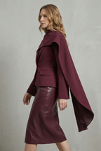 Lapel Tailored Asymmetrical Blazer