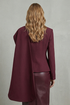 Lapel Tailored Asymmetrical Blazer