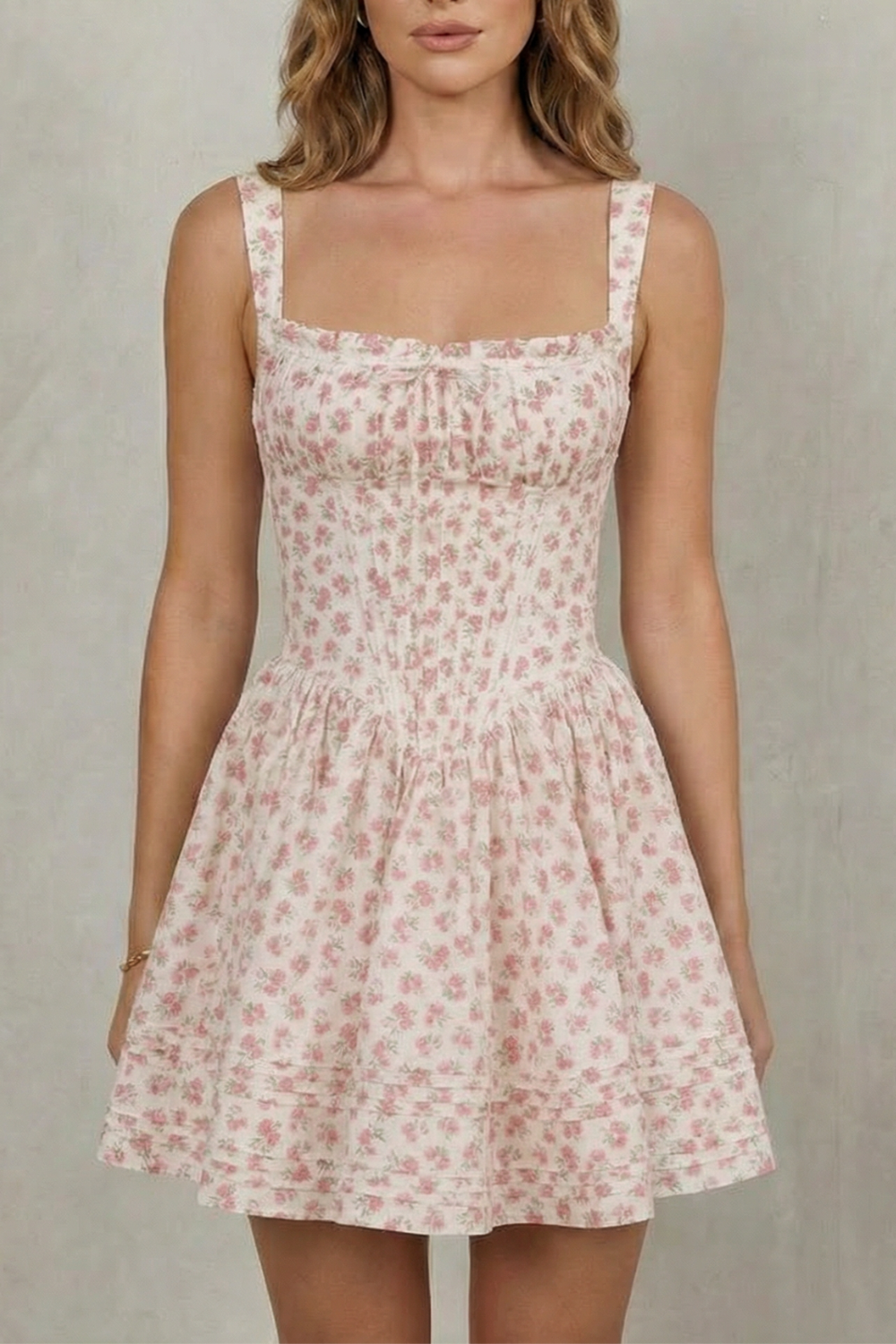 Avellina – Soft floral charm – Mini dress