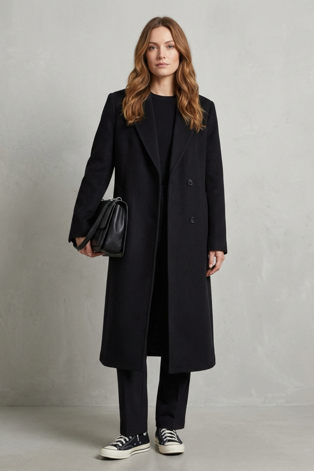 Oversized Hepburn Wool Overcoat