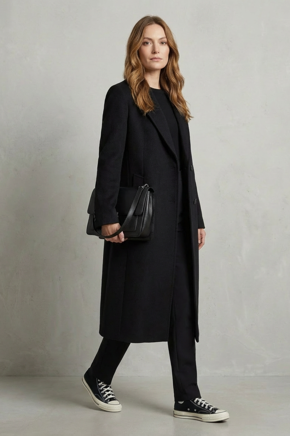 Oversized Hepburn Wool Overcoat