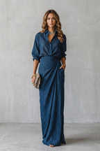 Wrap High Waist Two-Piece Set