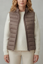 Slim Fit Zip Puffer Gilet Vest