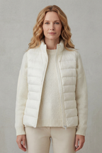 Slim Fit Zip Puffer Gilet Vest