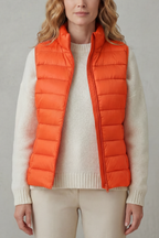 Slim Fit Zip Puffer Gilet Vest
