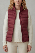 Slim Fit Zip Puffer Gilet Vest
