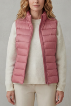 Slim Fit Zip Puffer Gilet Vest