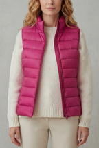 Slim Fit Zip Puffer Gilet Vest