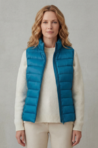 Slim Fit Zip Puffer Gilet Vest