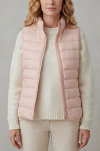 Slim Fit Zip Puffer Gilet Vest