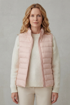 Slim Fit Zip Puffer Gilet Vest