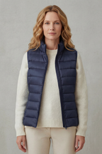 Slim Fit Zip Puffer Gilet Vest