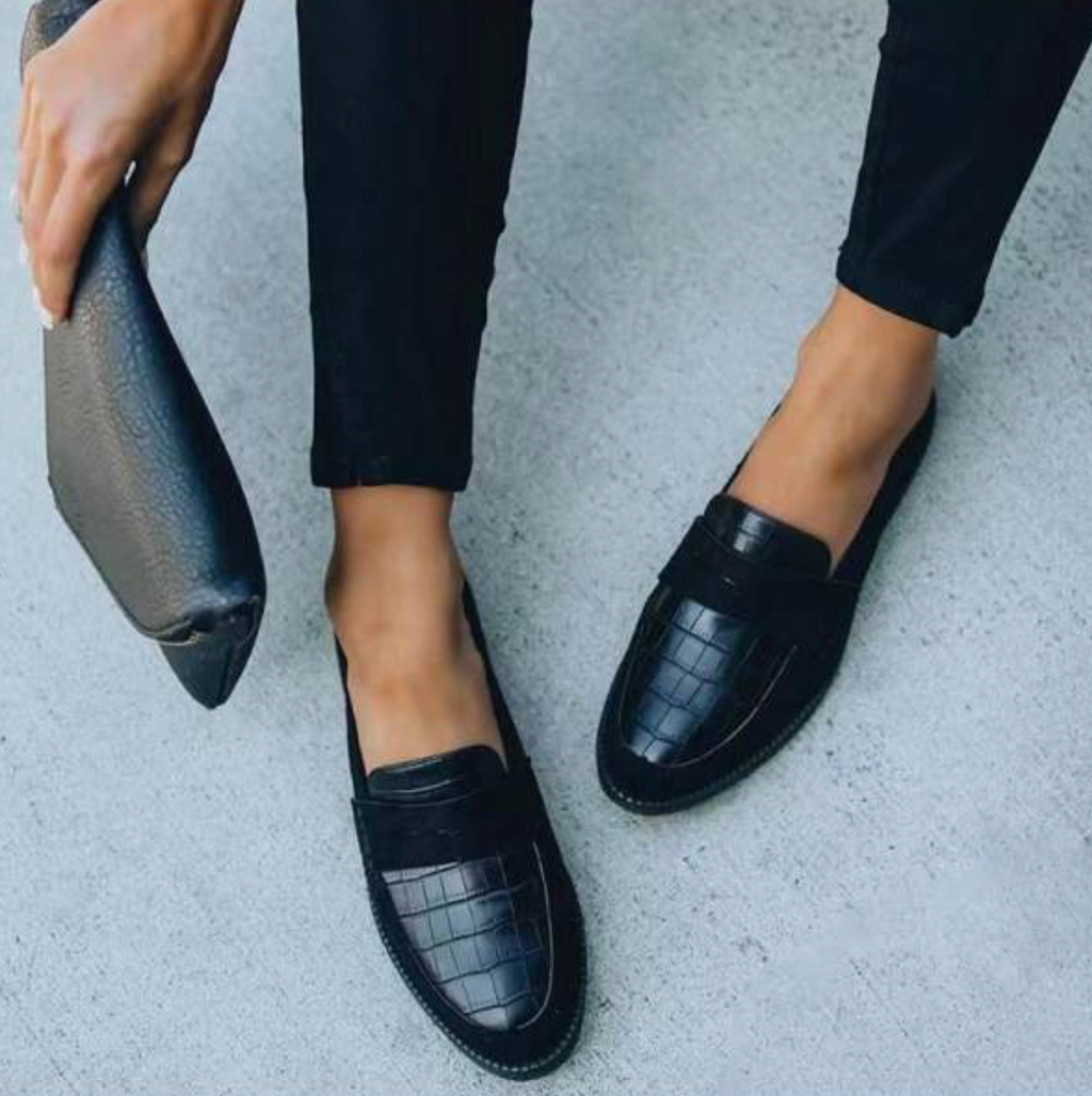Leather Loafers Comfortable Everyday Flat