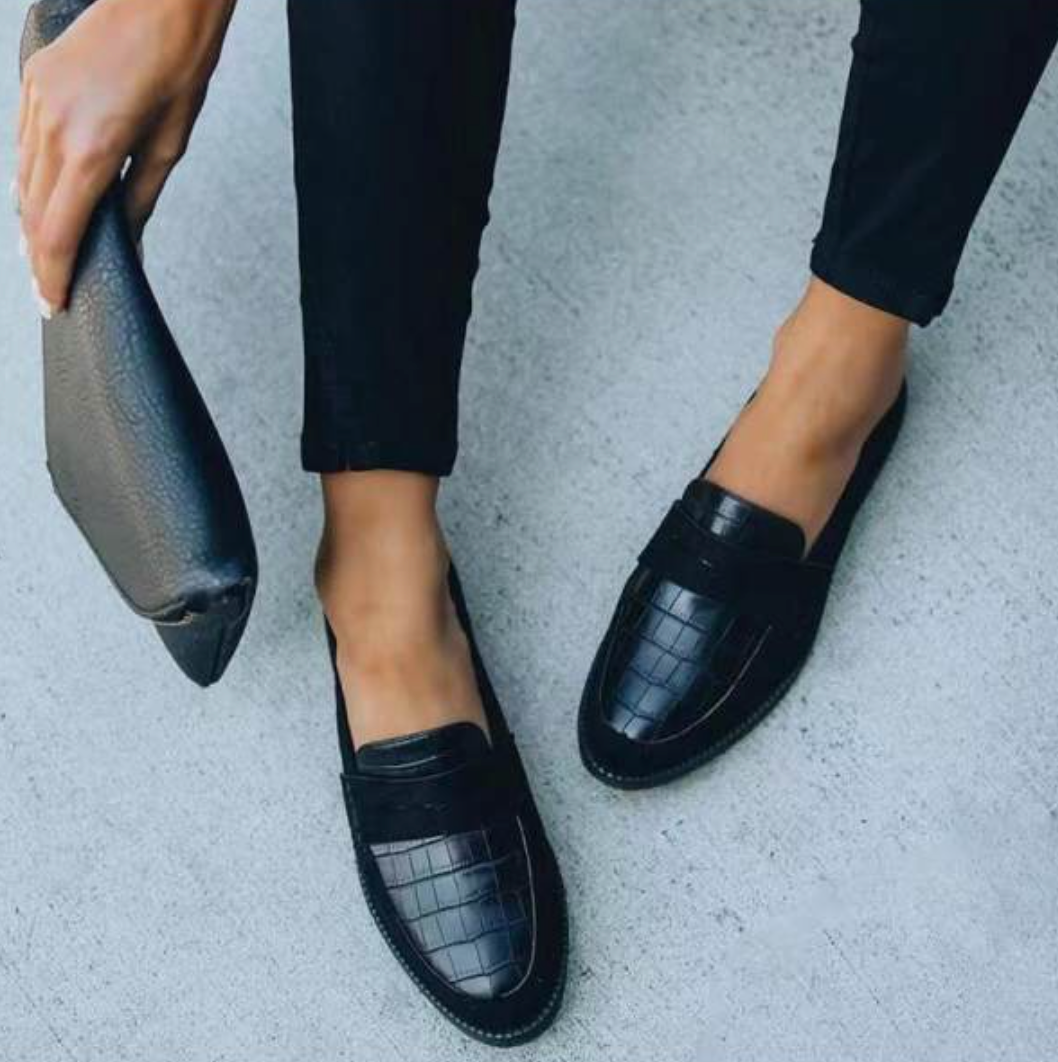 Leather Loafers Comfortable Everyday Flat