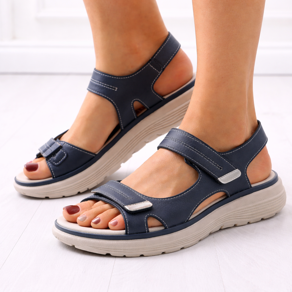 Platform Adjustable Strap Orthopedic Sandals