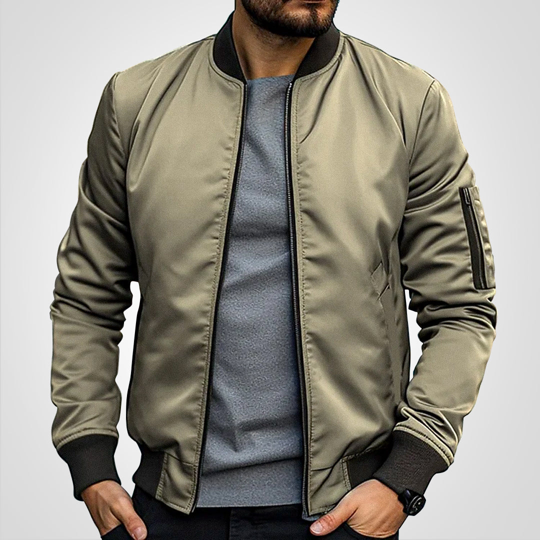 Men's Bomber Jacket Classic Cool Everyday Comfort Versatile