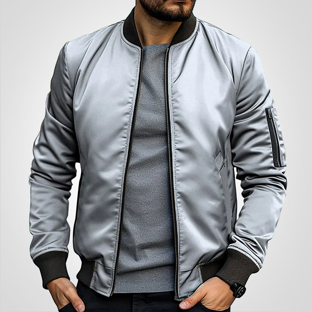 Men's Bomber Jacket Classic Cool Everyday Comfort Versatile