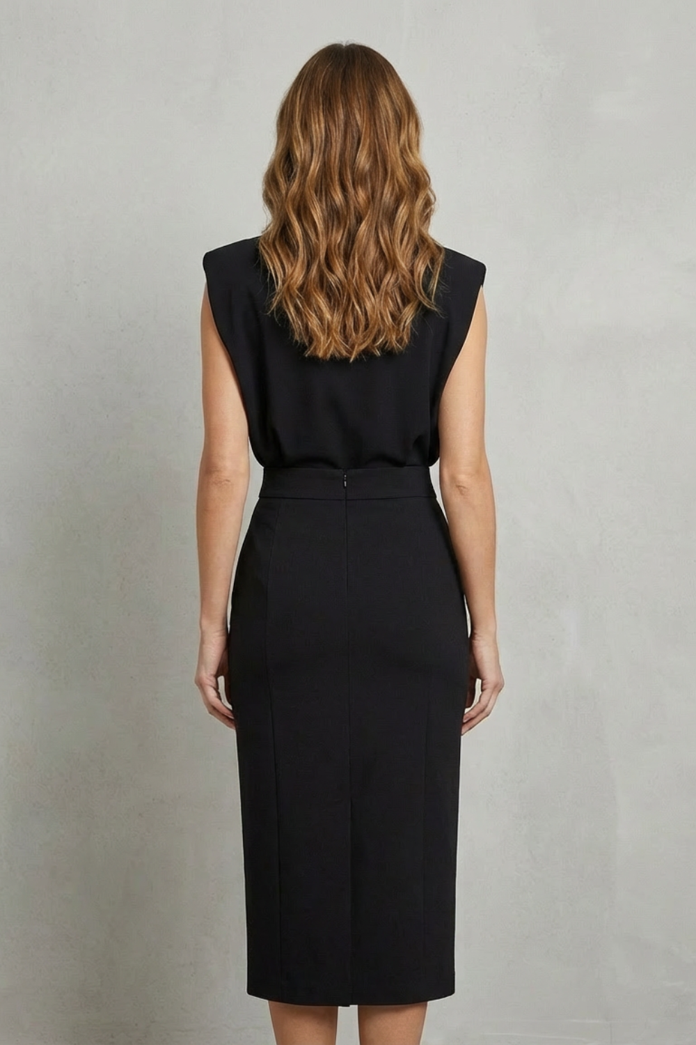 Sleeveless Pockets Summer Elegance