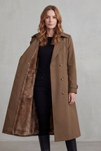 Tailored Knee Length Double-Breasted Winter Coat