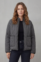Oversized Zip Puffer Jacket