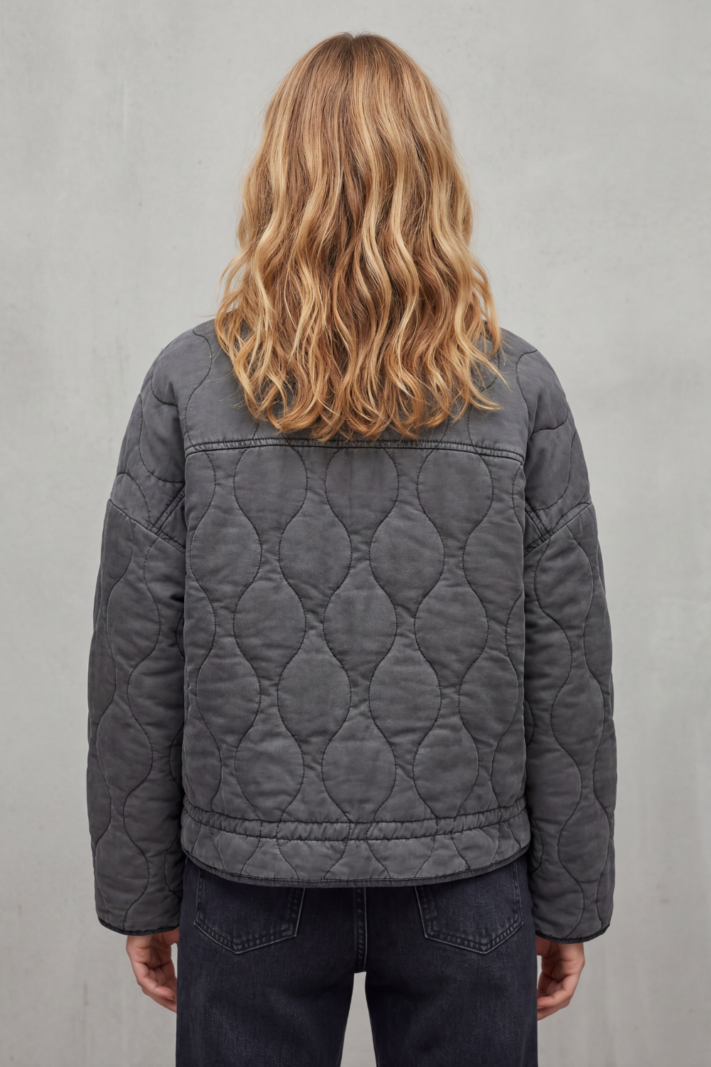 Oversized Zip Puffer Jacket