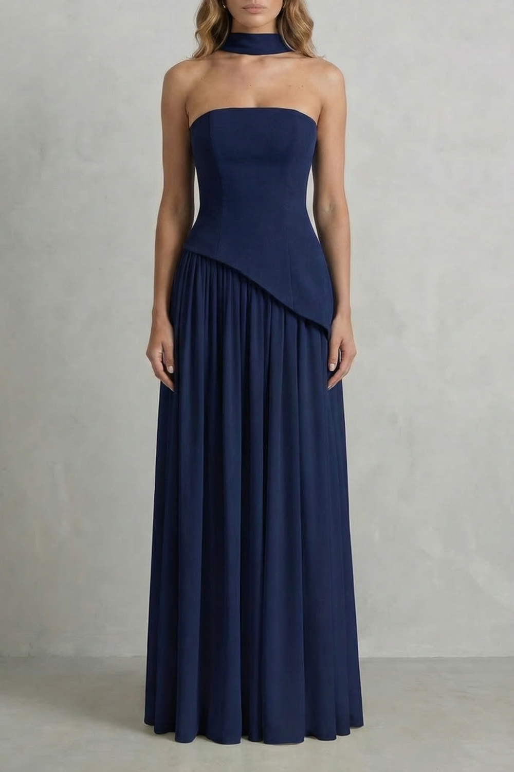 Floor Length Strapless Maxi Dress