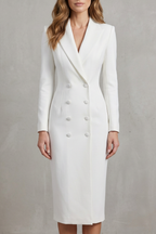 Long Sleeve Bodycon Executive Elegance For Power Dressing