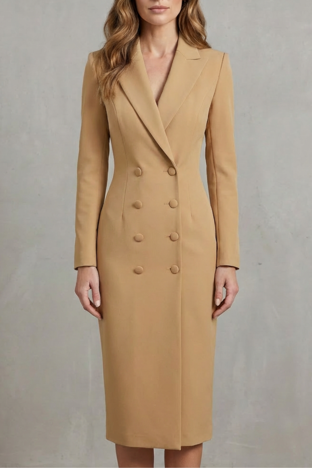 Long Sleeve Bodycon Executive Elegance For Power Dressing