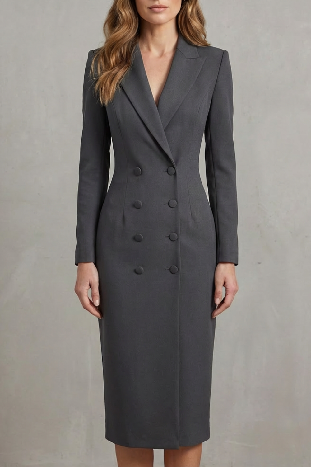 Long Sleeve Bodycon Executive Elegance For Power Dressing
