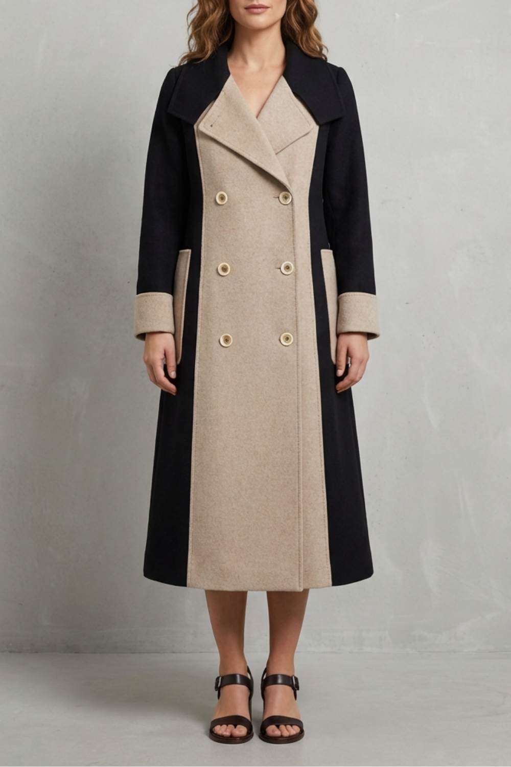 Hepburn Style Elegant Overcoat
