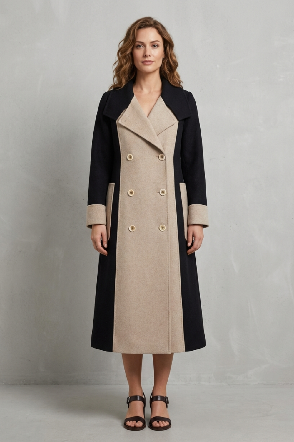 Hepburn Style Elegant Overcoat