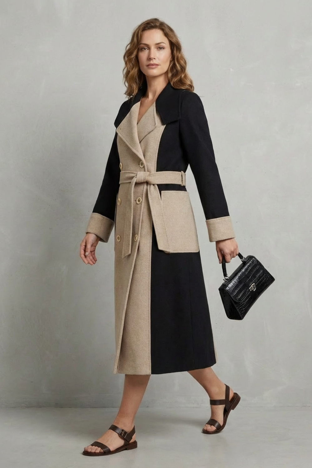Hepburn Style Elegant Overcoat