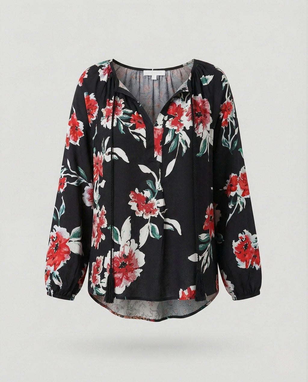 Boho Patchwork Blouse Colourful Casual Relaxed