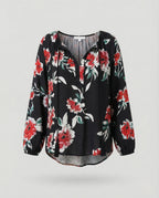 Boho Patchwork Blouse Colourful Casual Relaxed