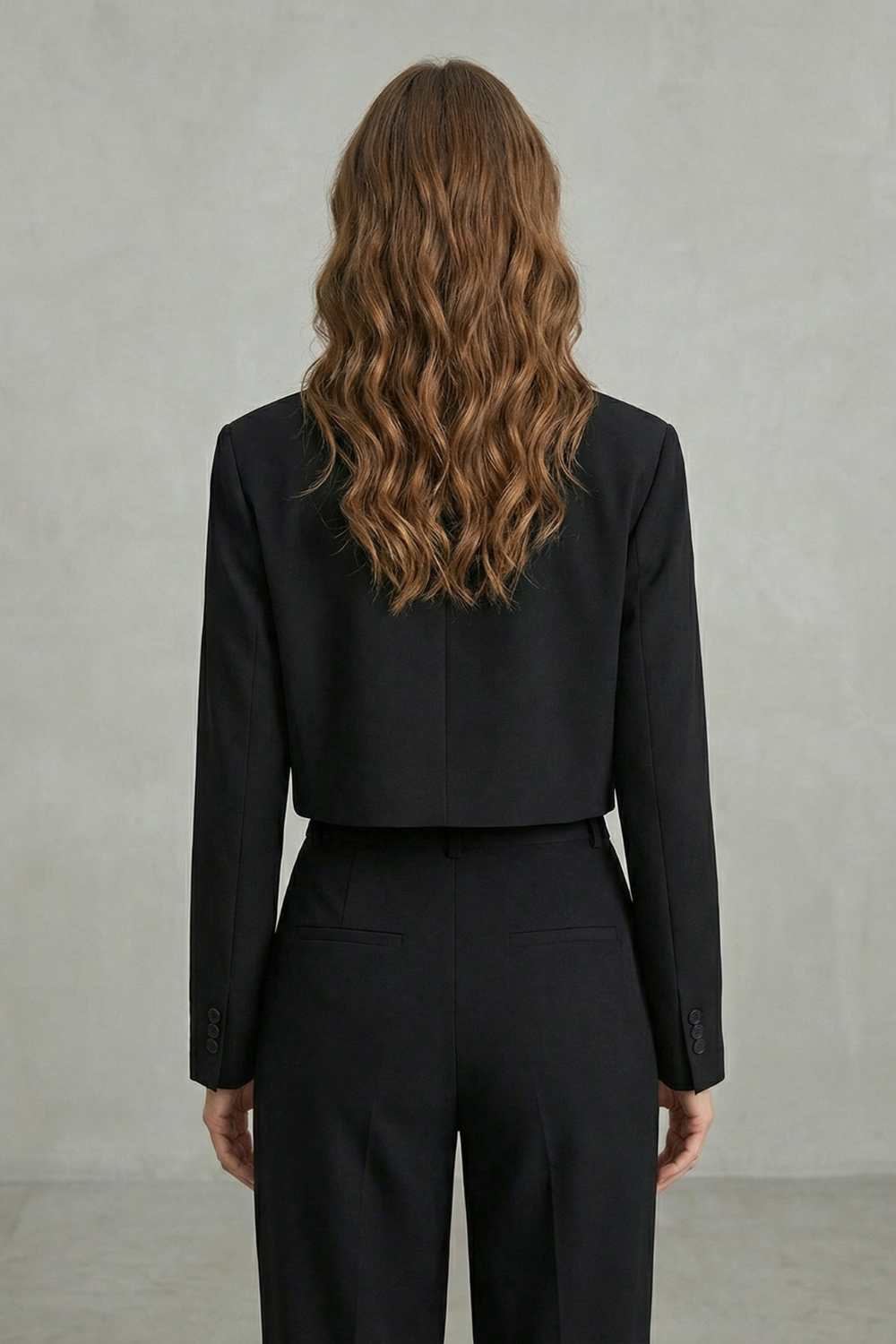 Lapel Long Sleeve Blazer