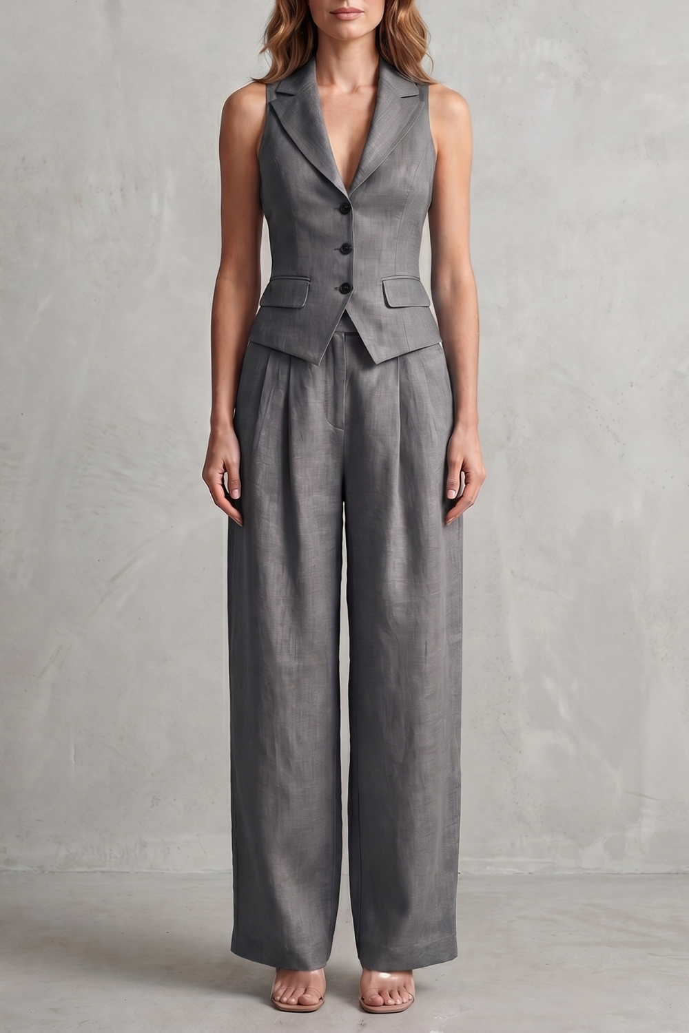Élarique – Tailored elegance – Two-piece trouser set