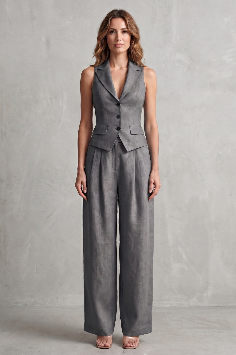 Élarique – Tailored elegance – Two-piece trouser set