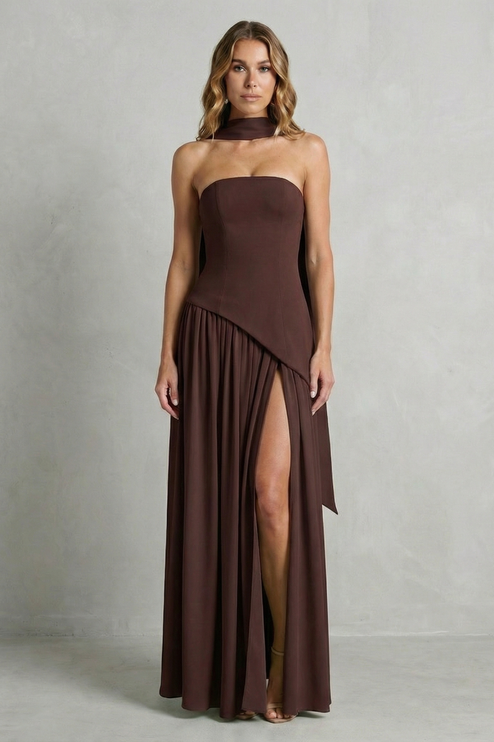 Strapless Formal Gown